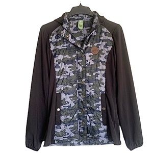 Haka Honu Camouflage Hooded Jacket